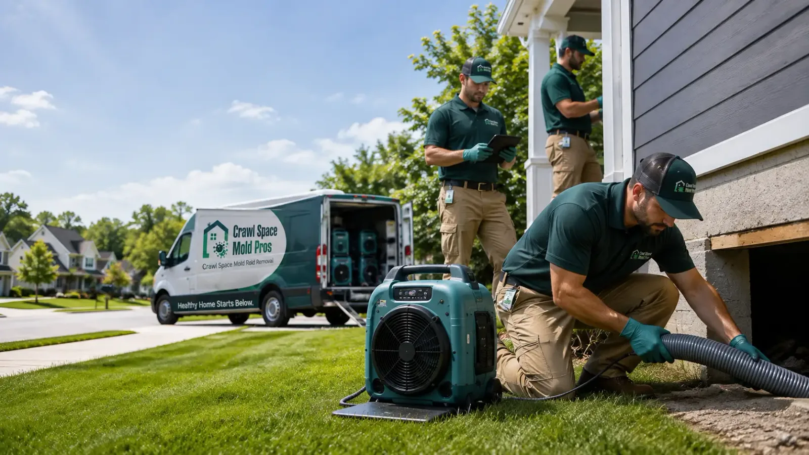 Crawl Space Mold Removal in Harwood, MD